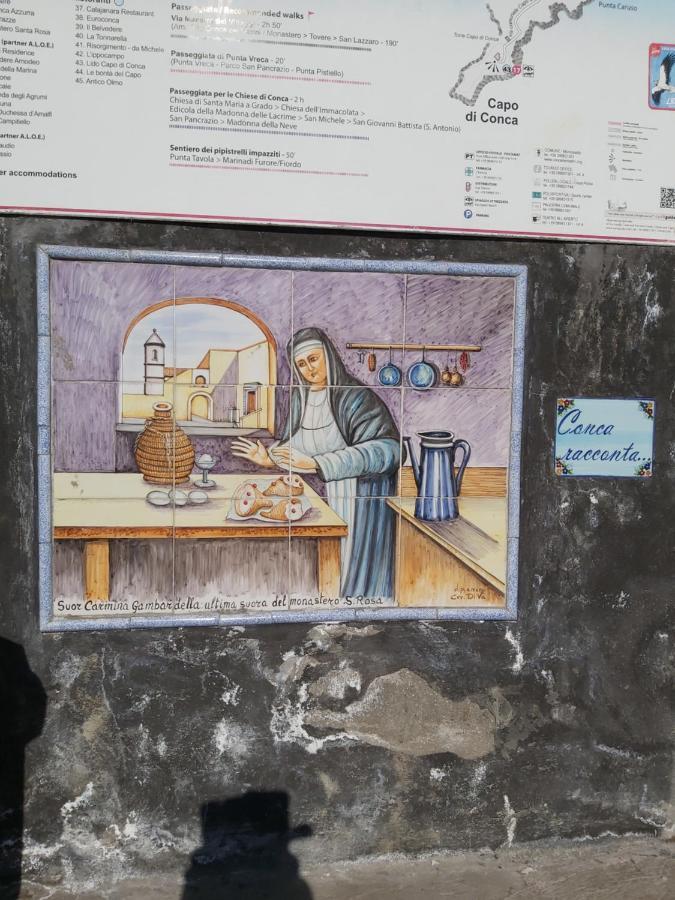 Villa La Casina Del Pennolo, Casa Stani 60 Mq. à Conca dei Marini Extérieur photo